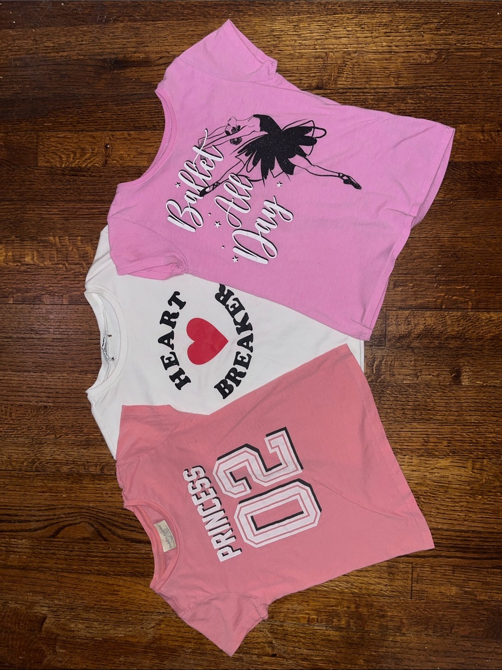 Girly Baby-Tee Bundle | Pink & White